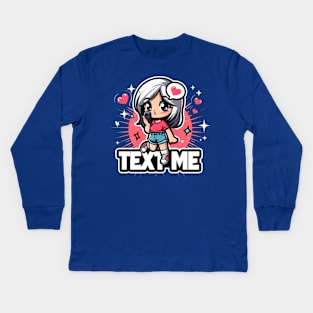 Valentine's Day Single Girl xxi Kids Long Sleeve T-Shirt